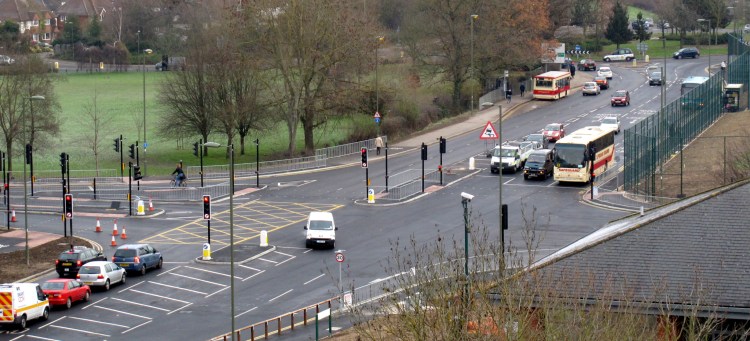 Guildford road layout