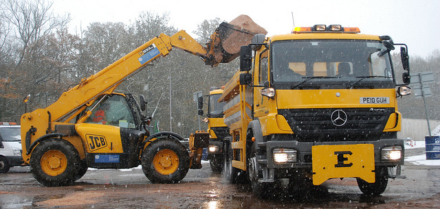 Gritter in snow DIGI