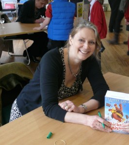 Author Jennifer Gray with her award-winning book. Click image to download