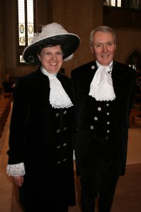 Former High Sheriff Elizabeth Kennedy hands over the role to Richard Whittington.